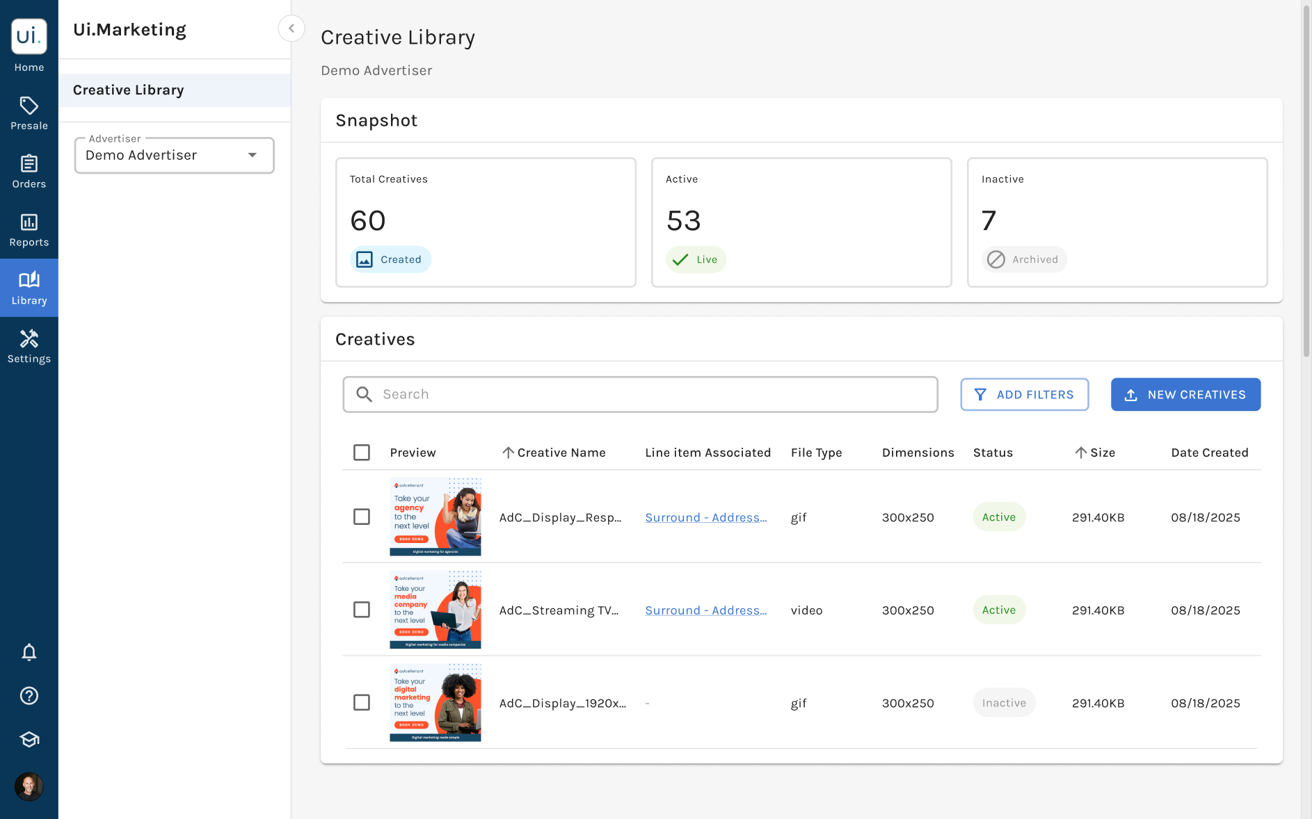 Creative Library case study