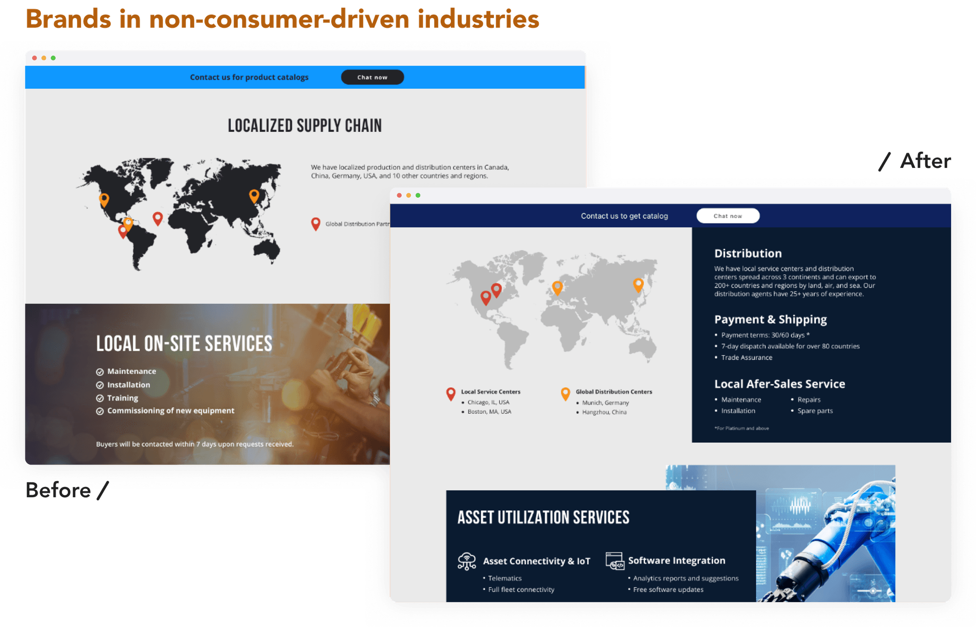 Showcase page template variant 3