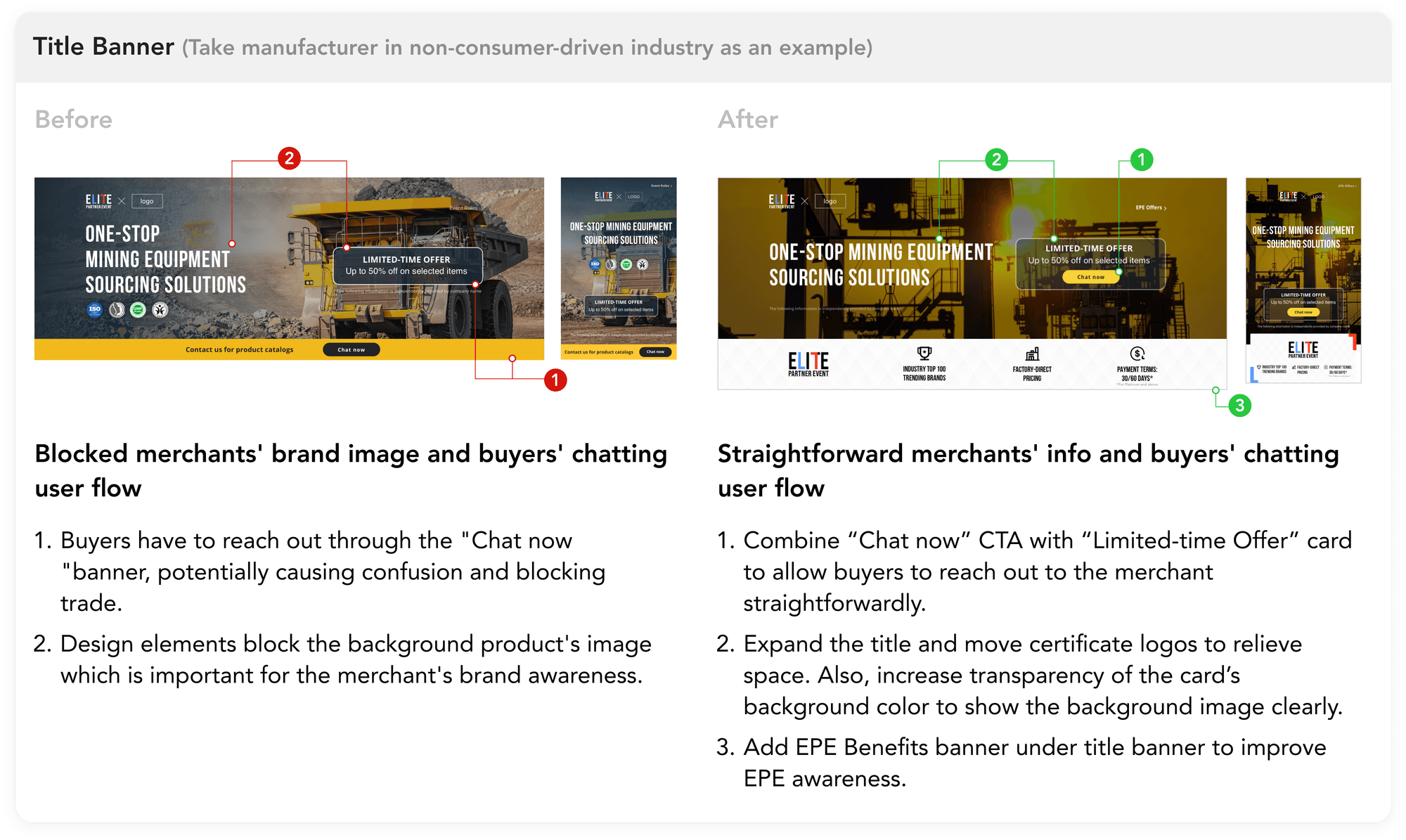 Showcase page module layout, part 1