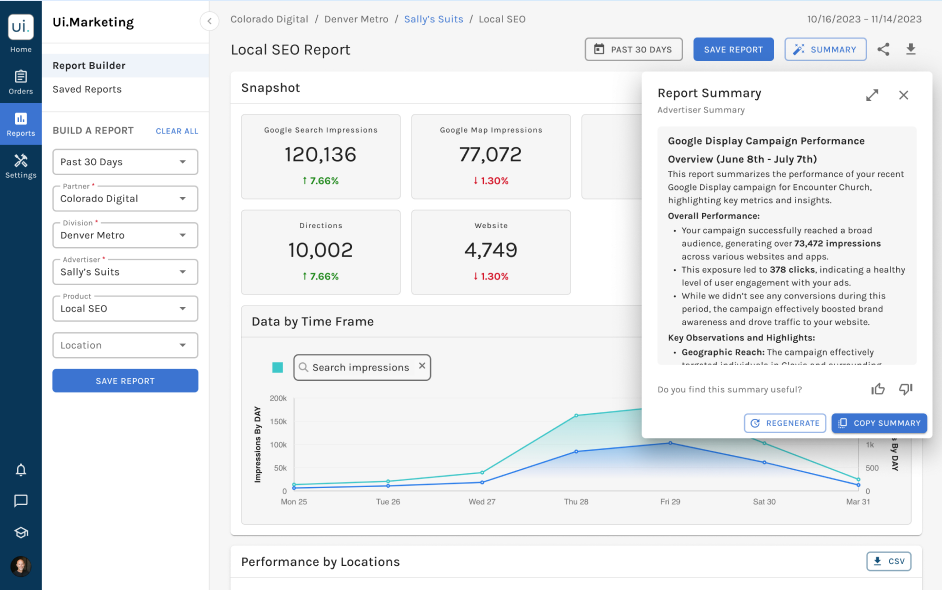 AI Report Summaries case study