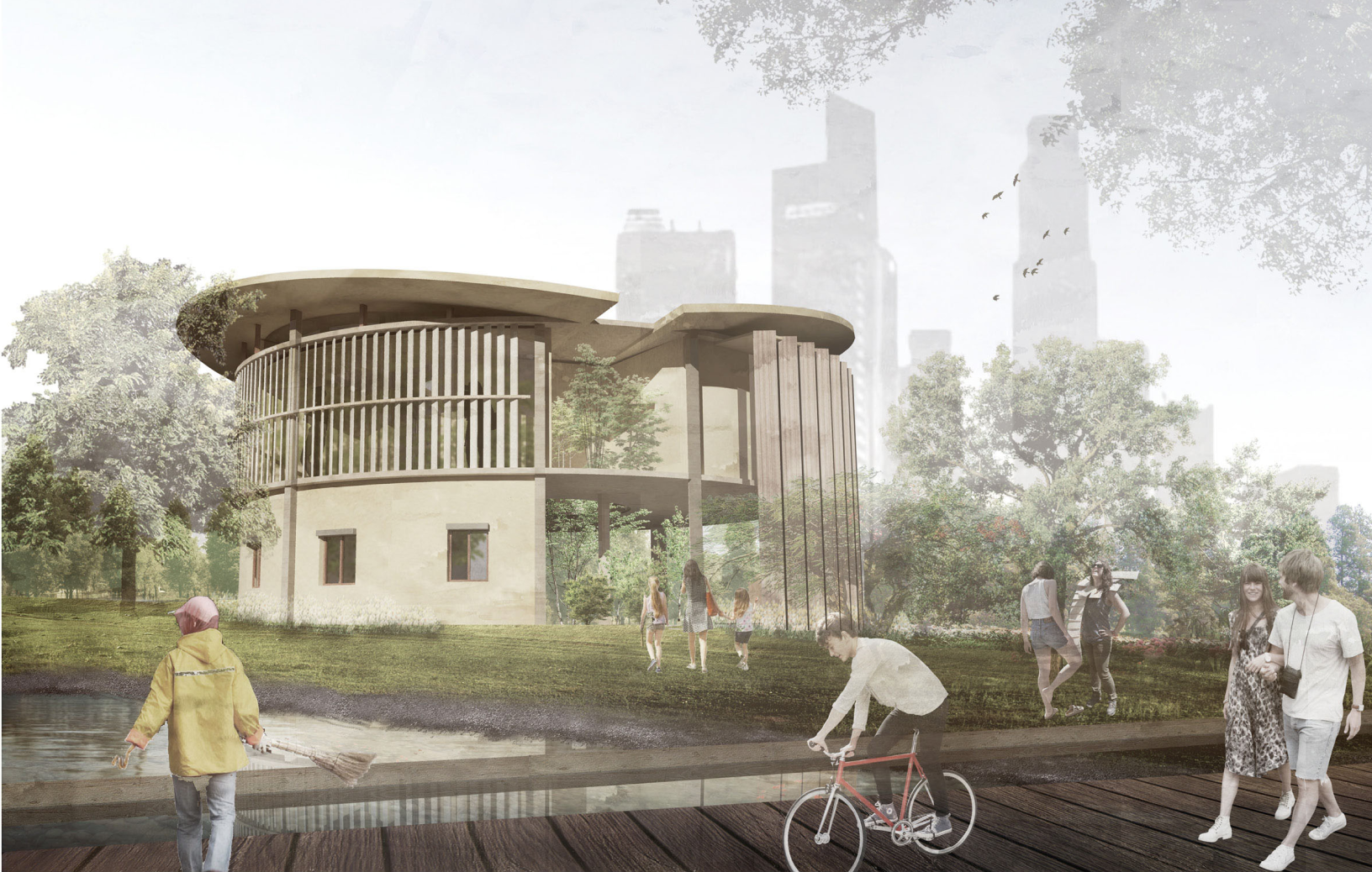 Urban Seeds — rest places for city cleaners adapting to different climate conditions