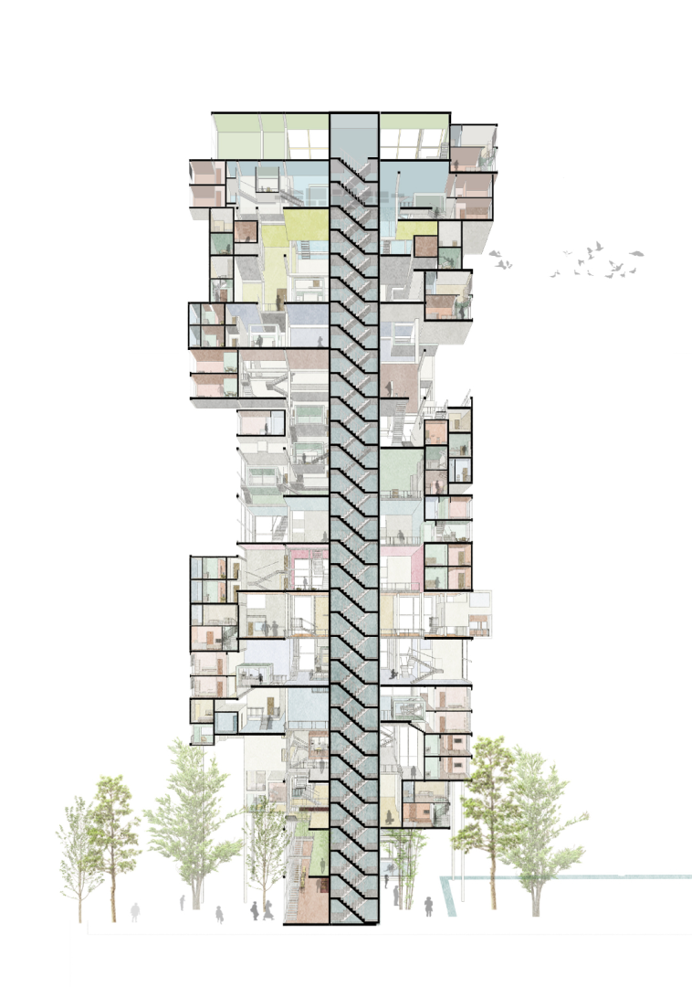 Vertical Village — reconstruction of villages in the city